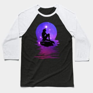 Galaxy Ariel Scene Baseball T-Shirt